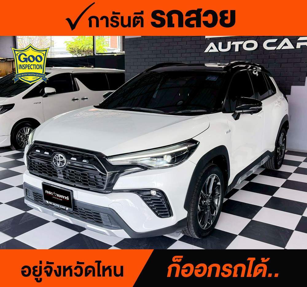 TOYOTA CROSS 1.8 HYBRID GR SPORT SUNROOF ปี 2022 จด 2023 ราคา 768,000