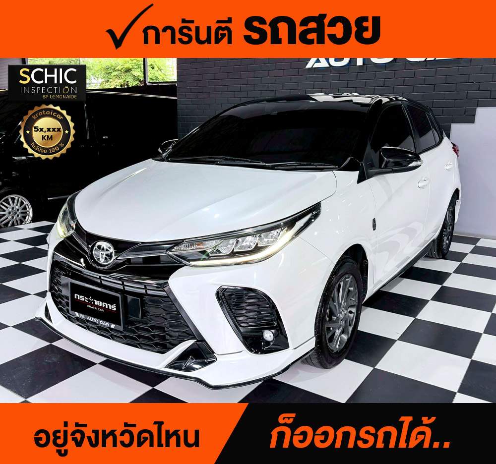 TOYOTA YARIS 1.2 Sport Permium Blackroof ปี 2022 ราคา 488,000